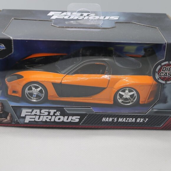 Fast & Furious Hans Mazda Rx-7 scale 1:32 diecast car new in box - Picture 1 of 3